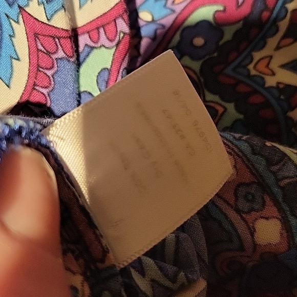 ❤️ TALBOTS PAISLEY BUTTON DOWN SHIRT / TOP, SP (SMALL PETITE) - Picture 6 of 6